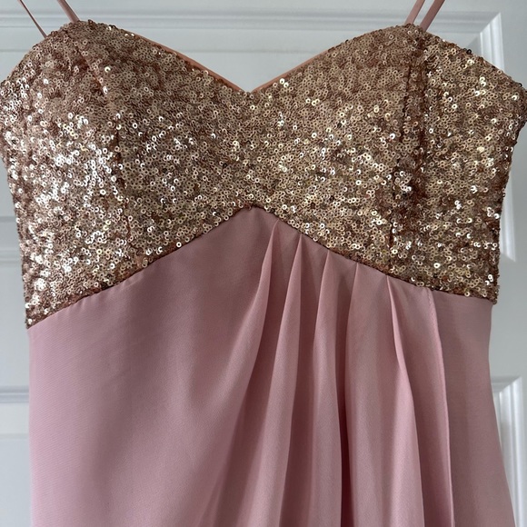 Rose Gold Bridesmaid/Prom/Cocktail Dress - Picture 2 of 14